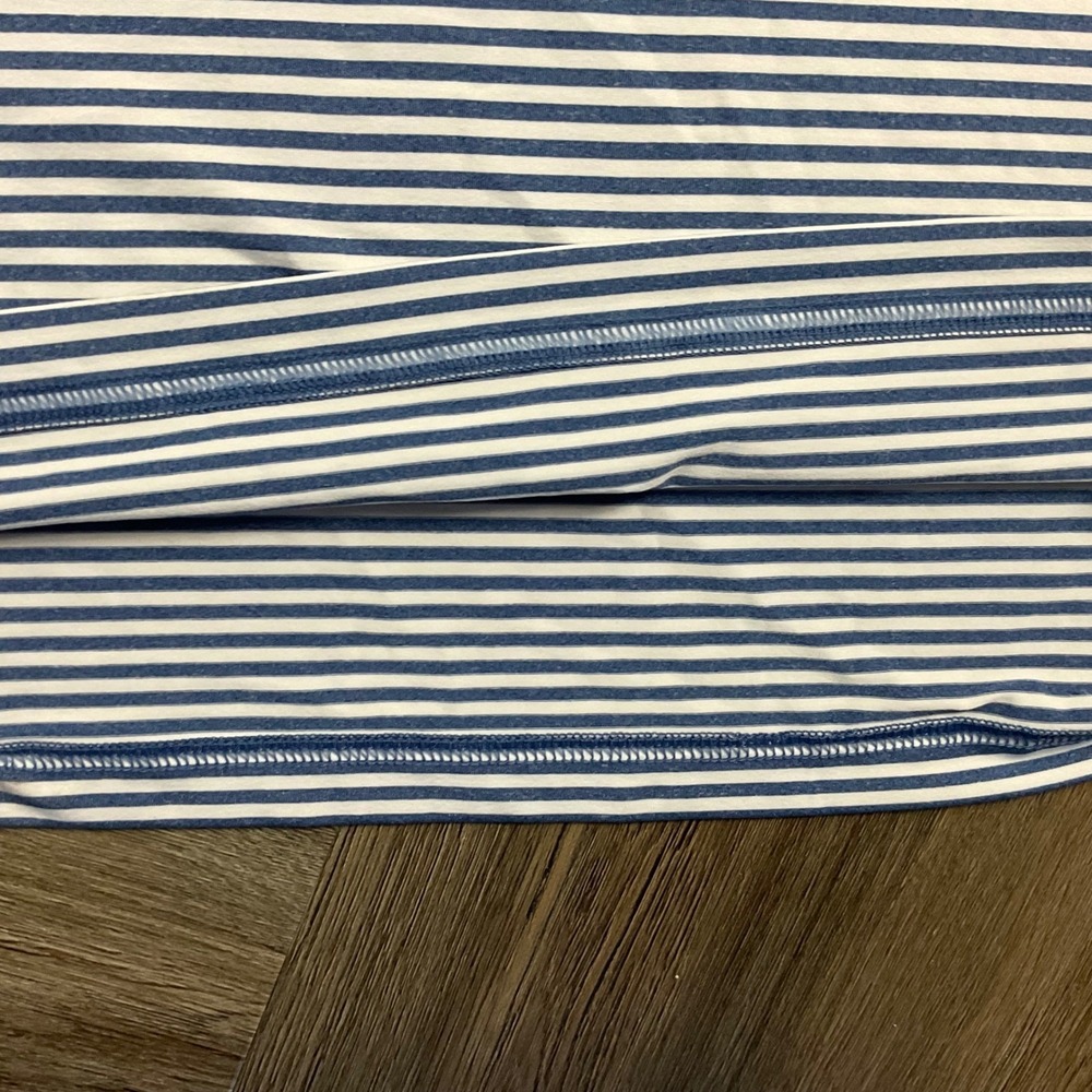 Vineyard Vines Performance Polo Shirt Mens XS Blue White Stripe Preppy Golf - Picture 5 of 7